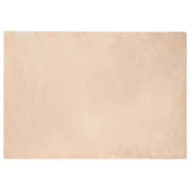 Tepih od umjetnog krzna zeca 140 x 200 cm, poliester, bež