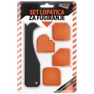 TEXO Ručni pribor set lopatica za fugiranje
