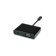STANDARD Adapter USB-C - VGA/HDMI (M/F)