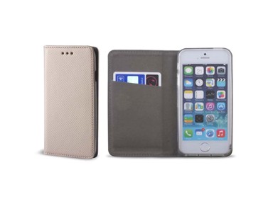 MAX MOBILE Torbica za Samsung A31 zlatna Smart Magnet