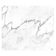 WENKO Stakleni poklopci za štednjak Marble, 52x30 cm