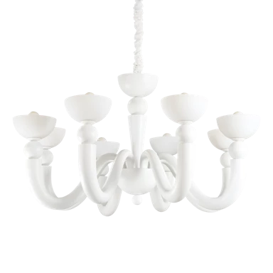 IDEAL LUX Visilica Bon Bon SP8, E14 ID094007, bijela