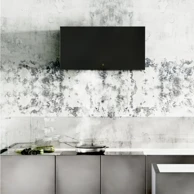CIARKO DESIGN Zidna napa Minimal 4, 90 cm, crna
