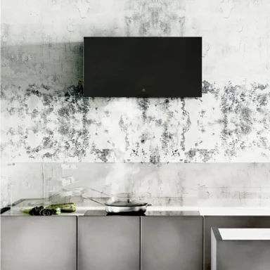 CIARKO DESIGN Zidna napa Minimal 4, 90 cm, crna