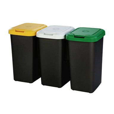 TONTARELLI Kanta za smeće Trio crna