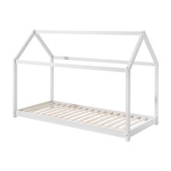 VIPACK Bijeli dječji krevet Cabane, 90 x 200 cm