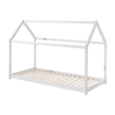 VIPACK Bijeli dječji krevet Cabane, 90 x 200 cm