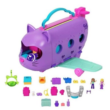 MATTEL Set za igru Polly Pocket Adventures in Rio Transformable Kitty Airways, HWP19
