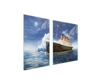TMK Staklena zaštita za štednjak ili ploču za kuhanje 100x52, titanic
