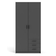 TVILUM Tamno sivi ormar 99x200 cm Sprint