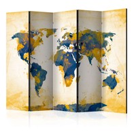 Sobna pregrada u 5 dijelova Map of the World - Sun and sky II 225x172