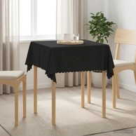 Tkanina za stol 5 kom kvadratna 110 x 110 cm, tamnosiva