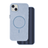 ONASI Silikonska maskica, iPhone 17, Glitter MagSafe, plava