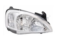 TYC Far OPEL CORSA C lijevi -03 H7/H7 crte na žmigavcu BOSCH TIP 20-6066-35-2