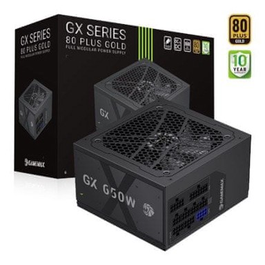 GAMEMAX Napajanje GX 650GF, 650 W, Gold, modularno