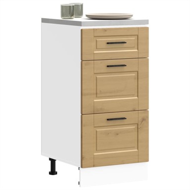 Donji kuhinjski ormarić Porto boja hrasta konstruirano drvo