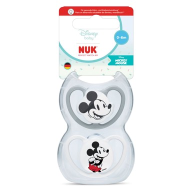NUK Duda varalica silikon Perfect Match Air 0-6 m 2 kom sort
