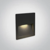 Zidna svjetiljka, LED, 3W, 3000K, IP65, DM68068A/B/W, crna