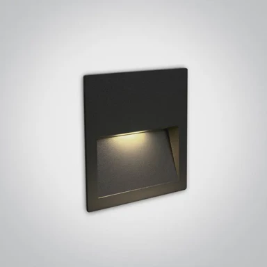 Zidna svjetiljka, LED, 3W, 3000K, IP65, DM68068A/B/W, crna