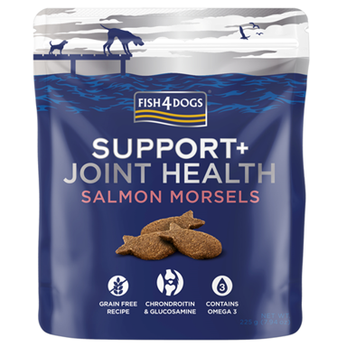 FISH4DOGS Suha hrana za pse Support+ Adult Joint Health, losos, 225 g