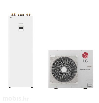 LG Toplinska pumpa Therma V Split, 5.5 kW HU051MR.U44 + unutarnja jedinica HN0913T.NK0 sa spremnikom PTV-a