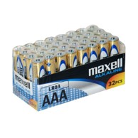 MAXELL Alkalne baterije LR03 AAA, pakiranje 32 komada