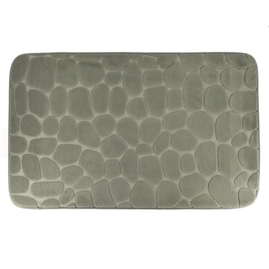 TENDANCE Kupaonski tepih Pebble 50x80 cm memorijska pjena, kaki