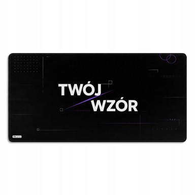 KBCUSTOM Gaming podloga za miša s vlastitim dizajnom, 120 x 60 cm, 4 mm