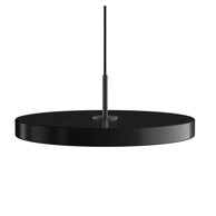 UMAGE Crna LED viseća svjetiljka s mogućnosti zatamnjivanja s metalnim sjenilom ø 43 cm Asteria Plus Medium