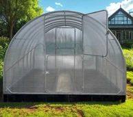 GAUDI Metalni plastenik 3,14x8 m, razmak 1 m, polikarbonat 4 mm