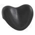 WENKO Crna podloga za kadu Bath Pillow Black, 25 x 11 cm