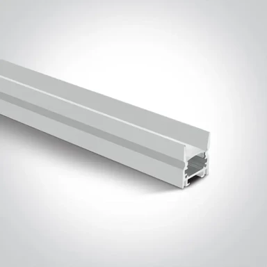 ONE LIGHT Alu profil nadgradni 2m + pc opal diffuser dark light bijeli dm7903/w