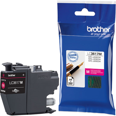BROTHER Tinta, LC-3617, original, magenta