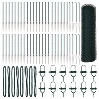 Heksagonalna ograda 1x100 m čelik, zelena