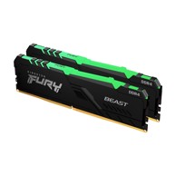 KINGSTON RAM memorija Fury Beast RGB, 32GB (2×16GB), DDR4-3200, DIMM, RGB