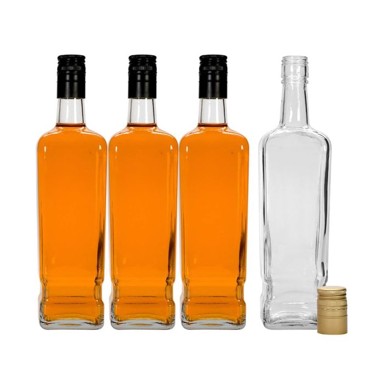 VETRO Staklena boca Whiskey, 1000 ml