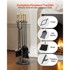 VEVOR Set alata za kamin, postolje, 5 dijelova, 77 x 22,5 x 22,5 cm, crna