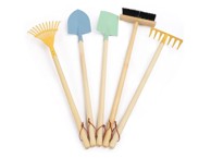 Set dječjeg vrtnog alata, 5-dijelni, s dugom drškom