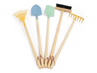 Set dječjeg vrtnog alata, 5-dijelni, s dugom drškom