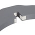 NORTHIX Sigurnosna vrata za pse 92 cm podesiva, siva