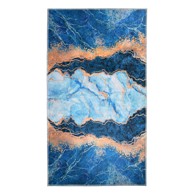 VITAUS Plavo-zlatni tepih 80x50 cm 