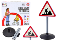 Edukativni set prometnih znakova Radovi na cesti, 70 cm