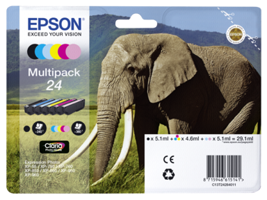 EPSON Tinta za printer ink cartridge Multipack Claria Photo HD BK/C/M/Y/LC/LM T 242 T 2428