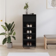 Ormarić za cipele crni 40 x 36 x 105 cm od konstruiranog drva