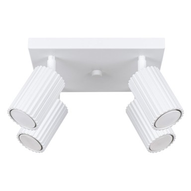 NICE LAMPS Bijela stropna svjetiljka 25x25 cm Gleam