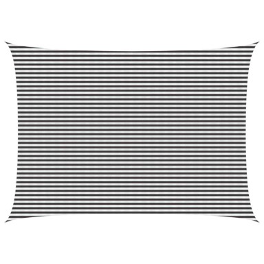 Jedrilica za sunčevu sjenu, 5 x 8 m, HDPE, antracit i bijela