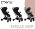 MOMI Dječja kolica Estelle Light crna i srebrna