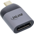 INLINE USB grafički adapter 8K Ultra HD, sivi