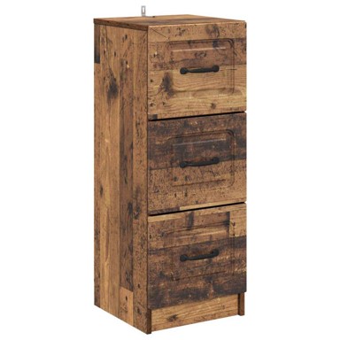 Ormar s ladicama, 33 x 34,5 x 87 cm, konstruirano drvo, staro drvo