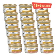 GOURMET GOLD Hrana za mačke losos/piletina 85 g, 24